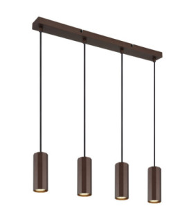 James Bar Pendant Ceiling Light Matt Bronze 4x GU10-1