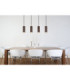 James Bar Pendant Ceiling Light Matt Bronze 4x GU10-2