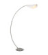 Robles Arc Floor Lamp Matt Nickel LED 3000K-1