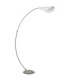 Robles Arc Floor Lamp Matt Nickel LED 3000K-3
