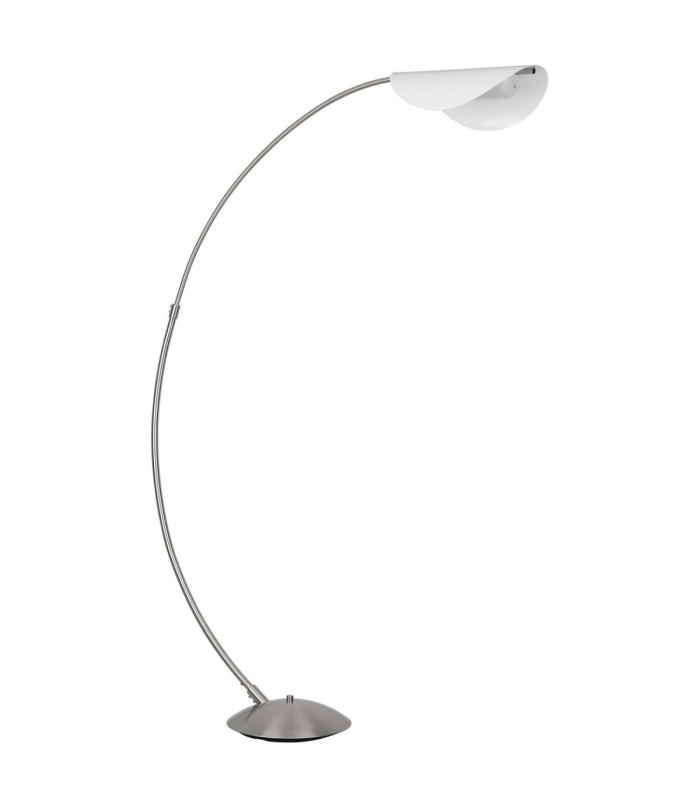 Robles Arc Floor Lamp Matt Nickel LED 3000K-3