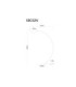 Robles Arc Floor Lamp Matt Nickel LED 3000K-6
