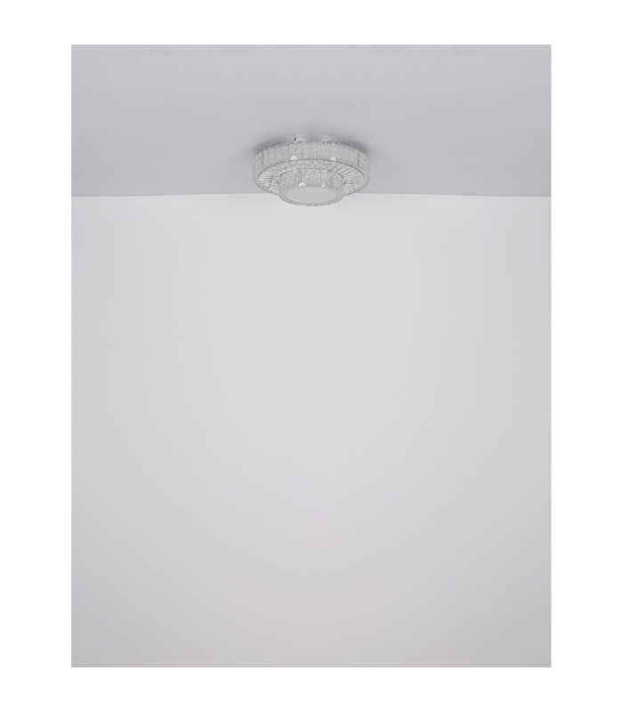 Mucky Pendant Ceiling Light Chrome LED 2700/6000K-10