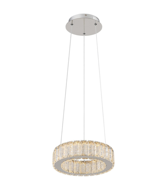 Mucky Pendant Ceiling Light Chrome LED 2700/6000K-12