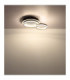 Della Semi Flush Ceiling Light Matt Black LED 3000/4000/6000K-8