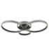 Grouni Semi Flush Ceiling Light Matt Titanium Grey LED 2700/4500/6500K-3