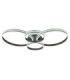 Grouni Semi Flush Ceiling Light Matt Titanium Grey LED 2700/4500/6500K-6