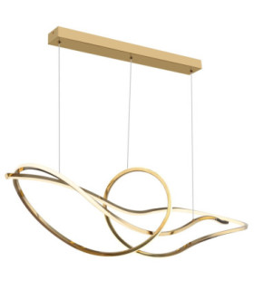 Iduna Pendant Ceiling Light Gold LED 2700/6000K-1