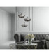 Hendricks Cluster Pendant Ceiling Light Bronze LED 3000K-2