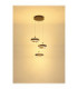 Hendricks Cluster Pendant Ceiling Light Bronze LED 3000K-5