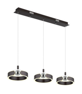 Hendricks Bar Pendant Ceiling Light Bronze LED 3000K-1