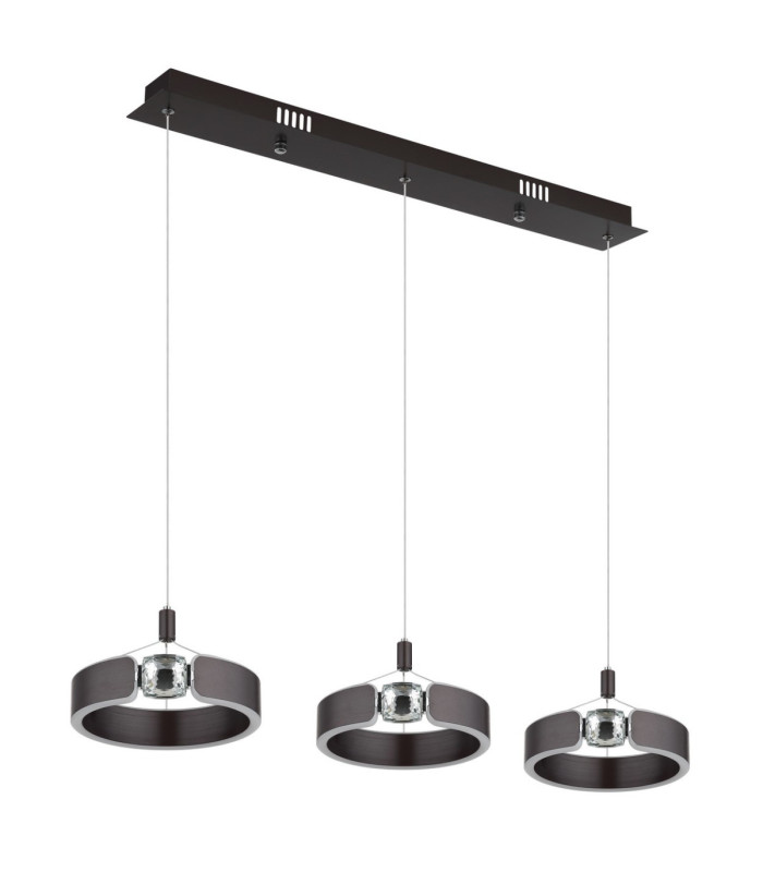 Hendricks Bar Pendant Ceiling Light Bronze LED 3000K-3