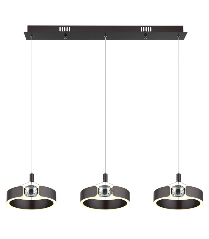 Hendricks Bar Pendant Ceiling Light Bronze LED 3000K-4