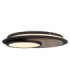 Kory Semi Flush Ceiling Light Matt Black LED 3000K-5