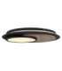 Kory Semi Flush Ceiling Light Matt Black LED 3000K-6