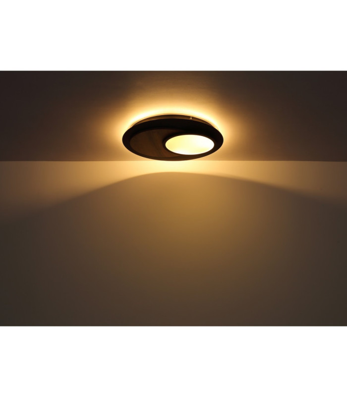 Kory Semi Flush Ceiling Light Matt Black LED 3000K-8