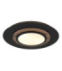 Kory Semi Flush Ceiling Light Matt Black Centered LED 3000K-1