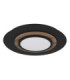 Kory Semi Flush Ceiling Light Matt Black Centered LED 3000K-3