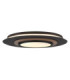 Kory Semi Flush Ceiling Light Matt Black Centered LED 3000K-5