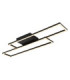 Tatjana Semi Flush Ceiling Light Matt Black LED 3000K-1