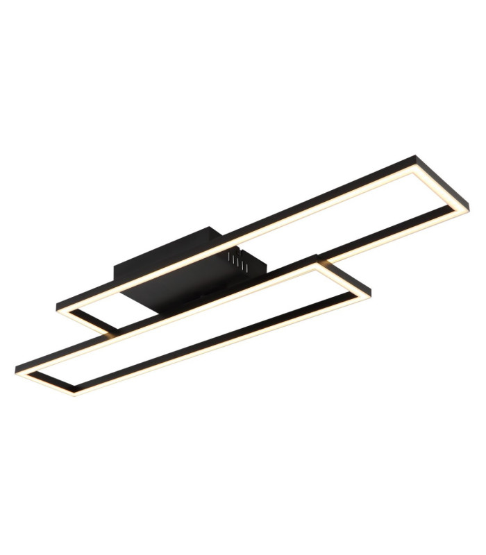 Tatjana Semi Flush Ceiling Light Matt Black LED 3000K-1