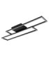 Tatjana Semi Flush Ceiling Light Matt Black LED 3000K-3