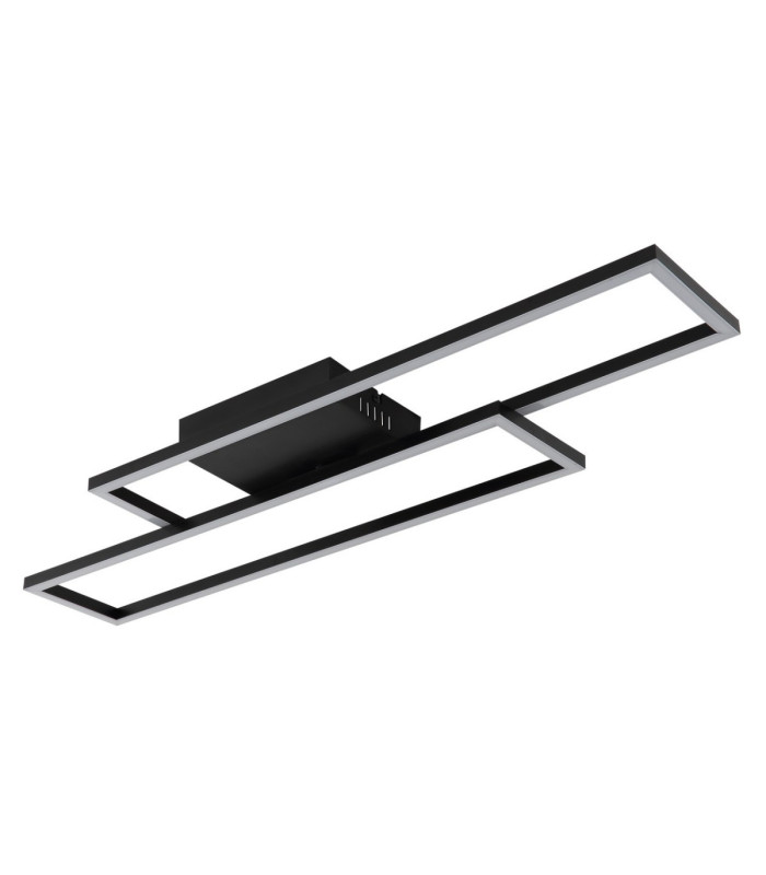 Tatjana Semi Flush Ceiling Light Matt Black LED 3000K-3