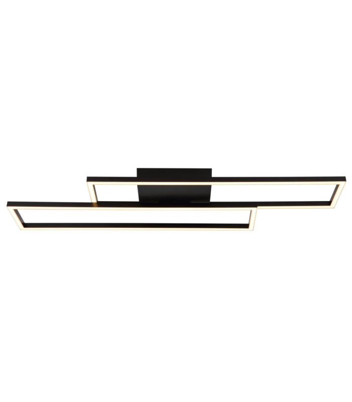Tatjana Semi Flush Ceiling Light Matt Black LED 3000K-4
