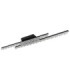 Hilton Semi Flush Ceiling Light Matt Black LED 3000K-3