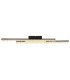 Hilton Semi Flush Ceiling Light Matt Black LED 3000K-4