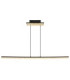 Hilton Bar Pendant Ceiling Light Matt Black LED 3000K-4