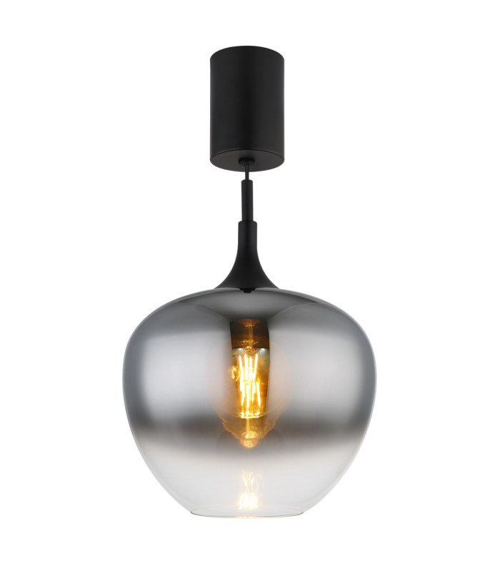 Maxy 30cm Dome Pendant Ceiling Light Matt Black E27-3