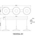 Lampone Bar Pendant Ceiling Light Sand LED 4000K-8