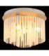 Gorley Ceiling Light Matt Sand Glass Rods 5x E14-4