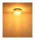 Gorley Ceiling Light Matt Sand Glass Rods 5x E14-5