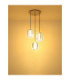 Maribel Cluster Pendant Ceiling Light Chrome 3x E27-6