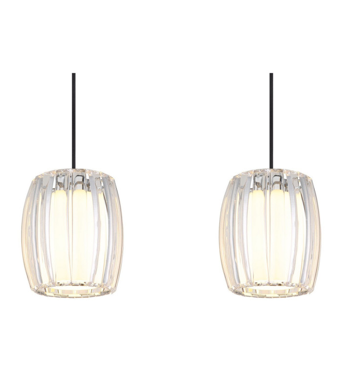 Maribel Bar Pendant Ceiling Light Chrome 3x E27-5