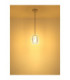 Maribel Slim Pendant Ceiling Light Chrome E27-6