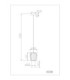 Maribel Slim Pendant Ceiling Light Chrome E27-7