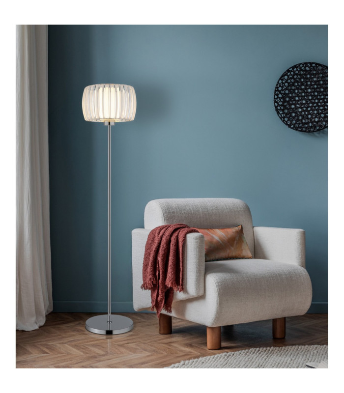 Maribel Floor Lamp Chrome E27-2