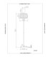 Maribel Floor Lamp Chrome E27-10