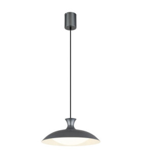 Rocha Dome Pendant Ceiling Light Matt Grey LED 3000/4000/6000K-1