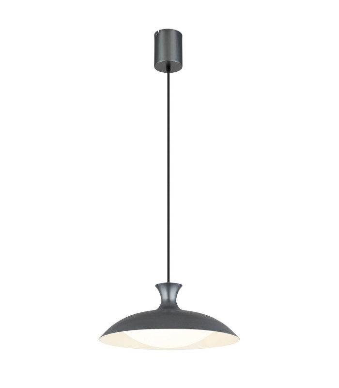Rocha Dome Pendant Ceiling Light Matt Grey LED 3000/4000/6000K-1