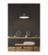Rocha Dome Pendant Ceiling Light Matt Grey LED 3000/4000/6000K-2