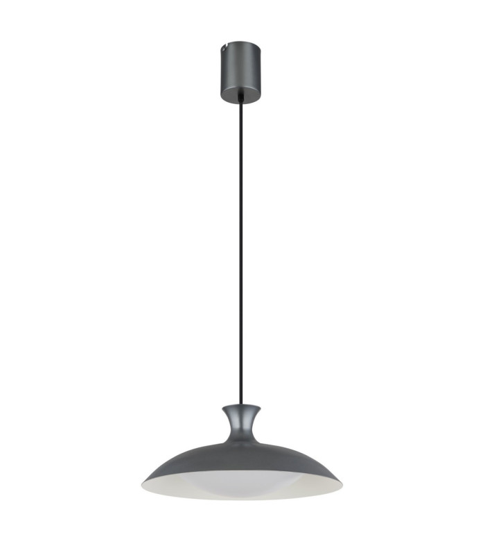 Rocha Dome Pendant Ceiling Light Matt Grey LED 3000/4000/6000K-3