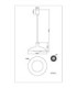 Rocha Dome Pendant Ceiling Light Matt Grey LED 3000/4000/6000K-9