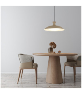 Rocha Dome Pendant Ceiling Light Matt Sand LED 3000/4000/6000K-2