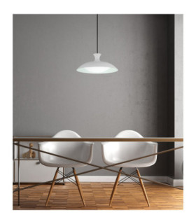 Rocha Dome Pendant Ceiling Light Matt White LED 3000/4000/6000K-2
