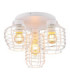 Nesa Semi Flush Ceiling Light Matt White 3x E27-1