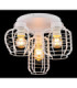 Nesa Semi Flush Ceiling Light Matt White 3x E27-4